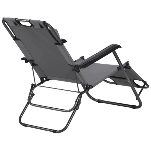 Scaun camping Technoworker Fisherman Poliester / Grey photo 3