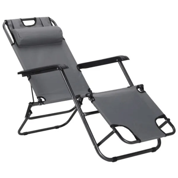 Scaun camping Technoworker Fisherman Poliester / Grey photo 4