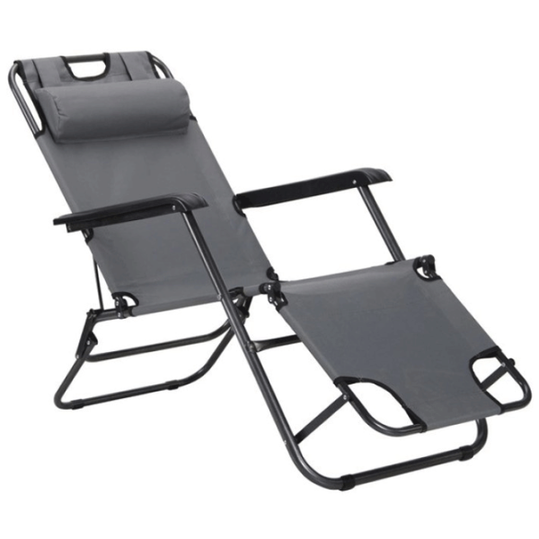 Scaun camping Technoworker Fisherman Poliester / Grey photo 4
