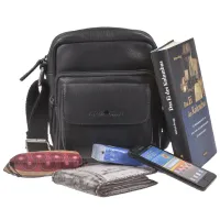 Geantă de umăr Greenburry Basic / Metal Black / photo 2