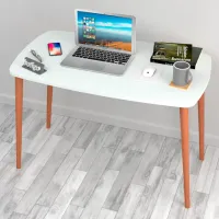 Masă de birou Nex Home WOODEN PAL/ White photo 5