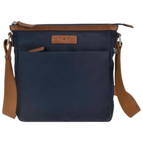 Сумка плечевая Greenburry Iris  / Brown Cognac Blue /  photo 1