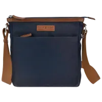 Geantă de umăr Greenburry Iris  / Brown Cognac Blue / 