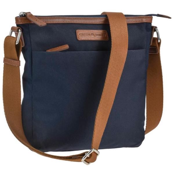 Сумка плечевая Greenburry Iris  / Brown Cognac Blue /  photo 3