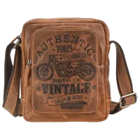 Geantă de umăr Greenburry Cafe Racer  / Metal Brown / 