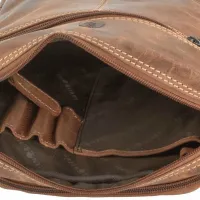 Geantă de umăr Greenburry Cafe Racer / Metal Brown / photo 6