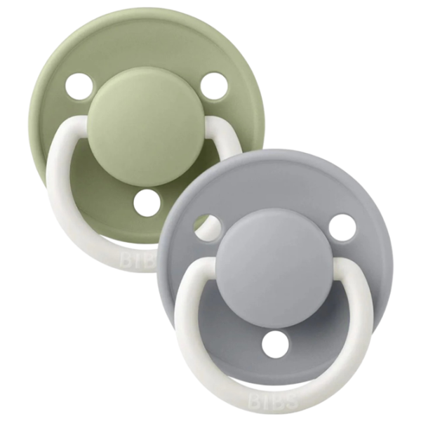 Suzetă cu tetina rotundă Bibs De lux 180217  Unisex / 0 luni - 6 luni / Latex / Sage Green photo 3