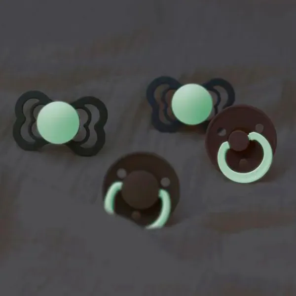 Suzetă cu tetina rotundă Bibs De lux 180217  Unisex / 0 luni - 6 luni / Latex / Sage Green photo 5