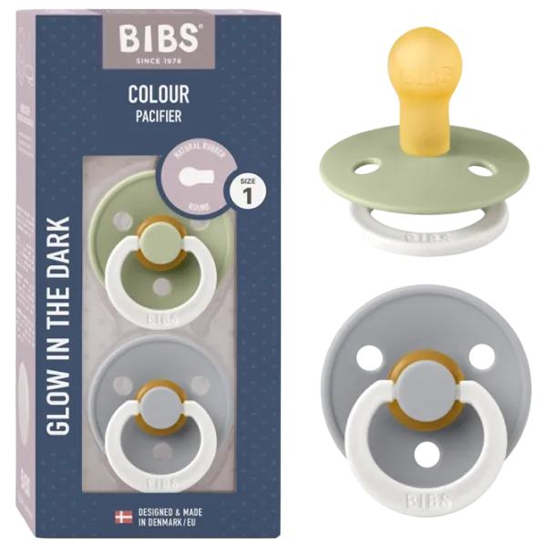 Suzetă cu tetina rotundă Bibs De lux 180217  Unisex / 0 luni - 6 luni / Latex / Sage Green photo 6