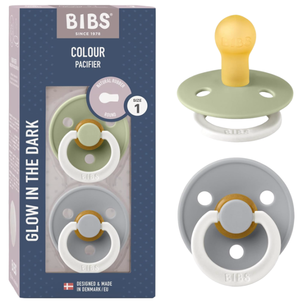 Suzetă cu tetina rotundă Bibs De lux 180217  Unisex / 0 luni - 6 luni / Latex / Sage Green photo 6