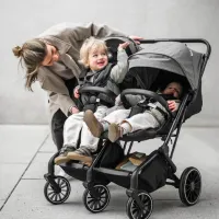 Cărucior pentru copil BabyGo GoTwice BGO-7901/ Black photo 5