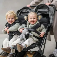 Cărucior pentru copil BabyGo GoTwice BGO-7901/ Black photo 6