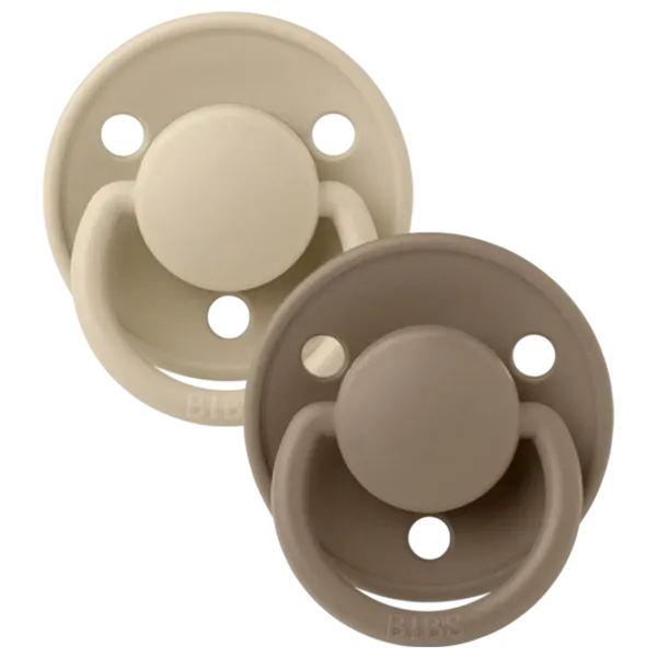 Соска круглая Bibs De lux 180210  Унисекс / 0 месяцев - 6 месяцев / Латекс / Темный дуб photo 2