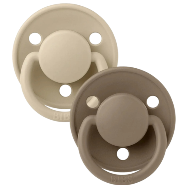 Соска круглая Bibs De lux 180210  Унисекс / 0 месяцев - 6 месяцев / Латекс / Темный дуб photo 2