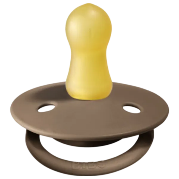 Соска круглая Bibs De lux 180210  Унисекс / 0 месяцев - 6 месяцев / Латекс / Темный дуб photo 5