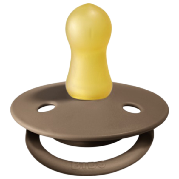 Соска круглая Bibs De lux 180210  Унисекс / 0 месяцев - 6 месяцев / Латекс / Темный дуб photo 5