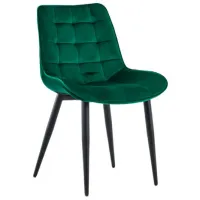 Scaun de bucătărie Xenos James Stofă/ Green Black