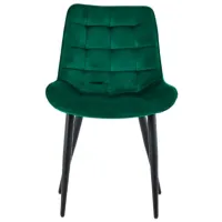 Scaun de bucătărie Xenos James Stofă/ Green Black photo 3