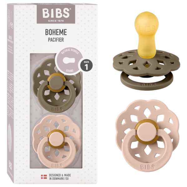 Соска круглая Bibs Boheme 230109 Унисекс / 0 месяцев - 6 месяцев / Латекс / Темный дуб photo 5