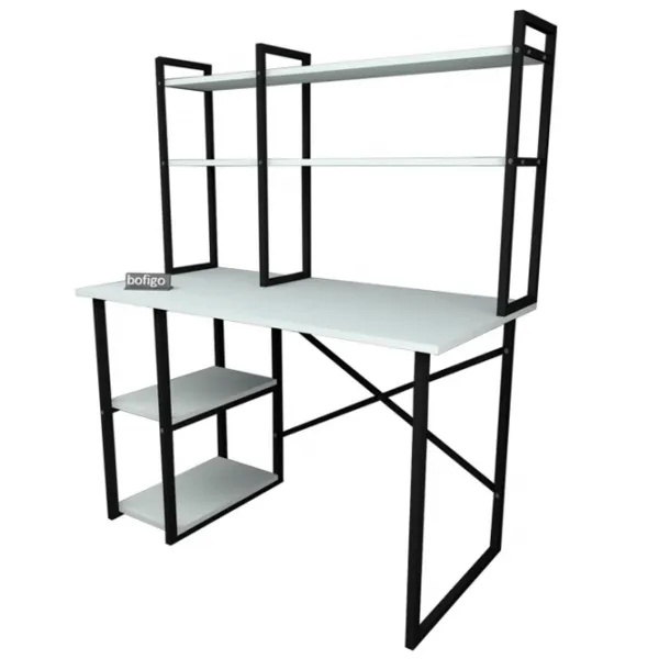 Masă de birou Nex Home Metal 2 PAL/ White photo 1 Masă de birou Nex Home Metal 2 PAL/ White photo 1