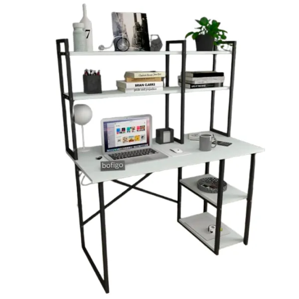Masă de birou Nex Home Metal 2 PAL/ White photo 2 Masă de birou Nex Home Metal 2 PAL/ White photo 2