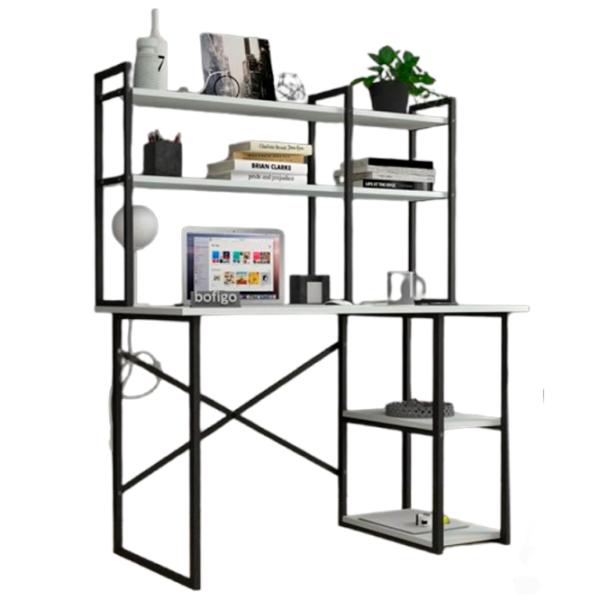Masă de birou Nex Home Metal 2 PAL/ White photo 4 Masă de birou Nex Home Metal 2 PAL/ White photo 4