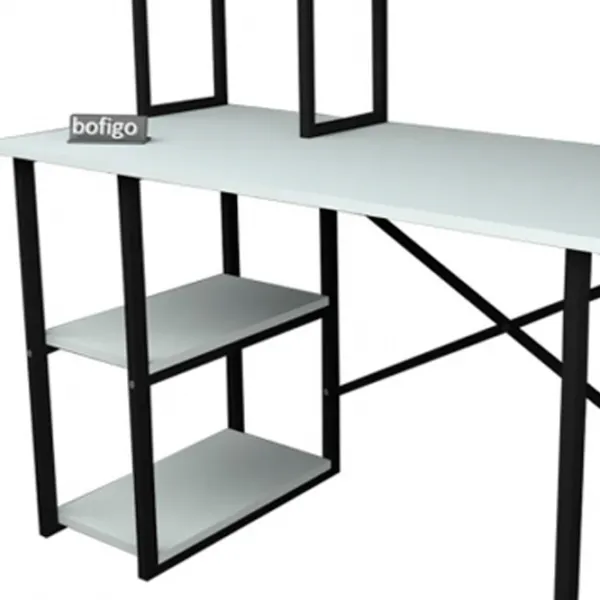 Masă de birou Nex Home Metal 2 PAL/ White photo 5 Masă de birou Nex Home Metal 2 PAL/ White photo 5