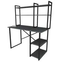 Офисный стол Nex Home Metal 2 ДСП/ Antracit