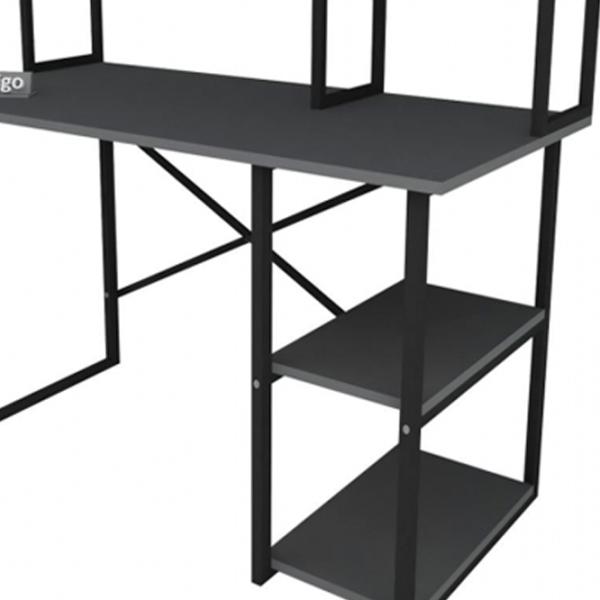 Офисный стол Nex Home Metal 2 ДСП/ Antracit photo 3