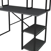 Офисный стол Nex Home Metal 2 ДСП/ Antracit photo 3