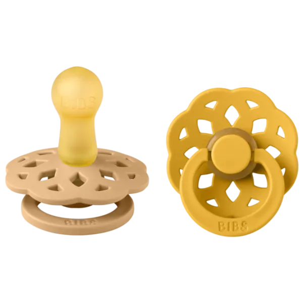 Соска круглая Bibs Boheme 240122  Унисекс / 6 месяцев - 18 месяцев / Латекс / Песочный photo 1
