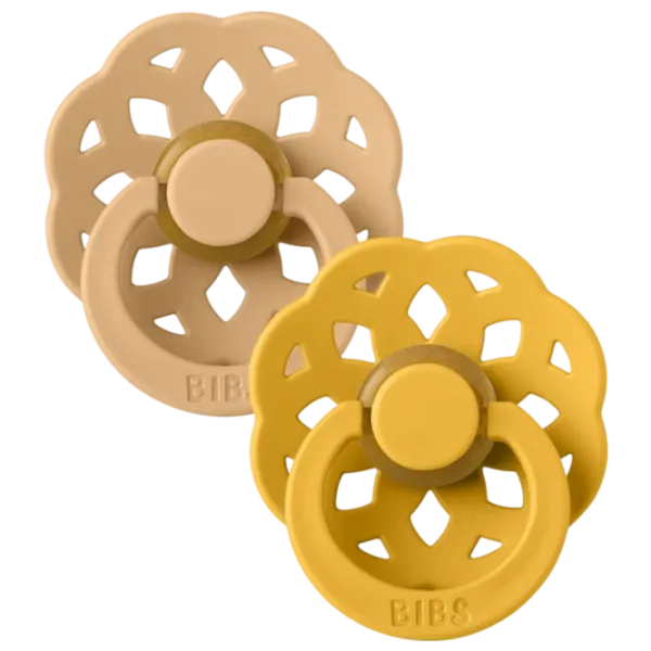 Соска круглая Bibs Boheme 240122  Унисекс / 6 месяцев - 18 месяцев / Латекс / Песочный photo 2