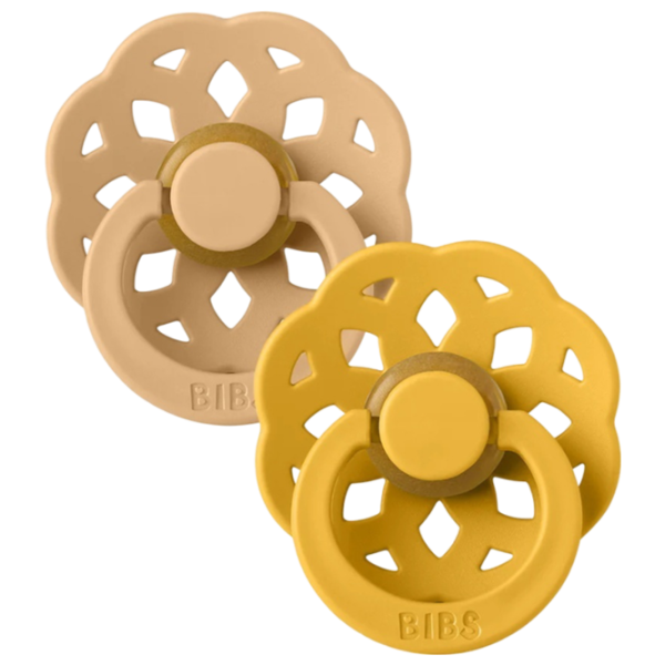 Соска круглая Bibs Boheme 240122  Унисекс / 6 месяцев - 18 месяцев / Латекс / Песочный photo 2