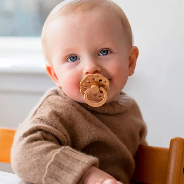 Соска круглая Bibs Boheme 240122  Унисекс / 6 месяцев - 18 месяцев / Латекс / Песочный photo 5