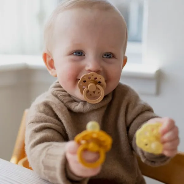 Соска круглая Bibs Boheme 240122  Унисекс / 6 месяцев - 18 месяцев / Латекс / Песочный photo 6