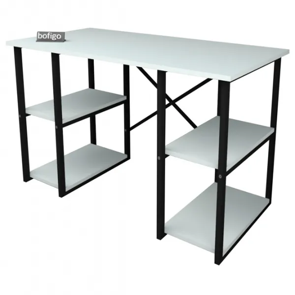 Masă de birou Nex Home Metal 4 PAL/ White photo 1 Masă de birou Nex Home Metal 4 PAL/ White photo 1