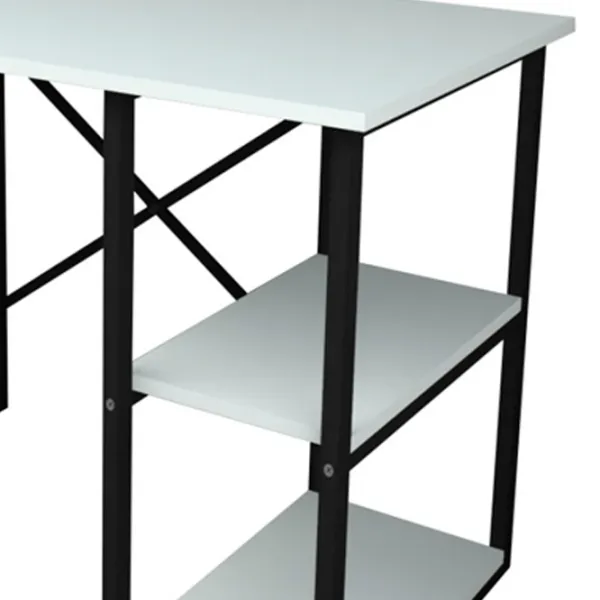 Masă de birou Nex Home Metal 4 PAL/ White photo 5 Masă de birou Nex Home Metal 4 PAL/ White photo 5