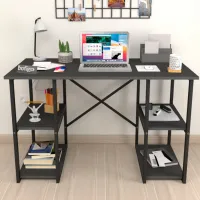 Офисный стол Nex Home Metal 4 ДСП/ Antracit photo 2