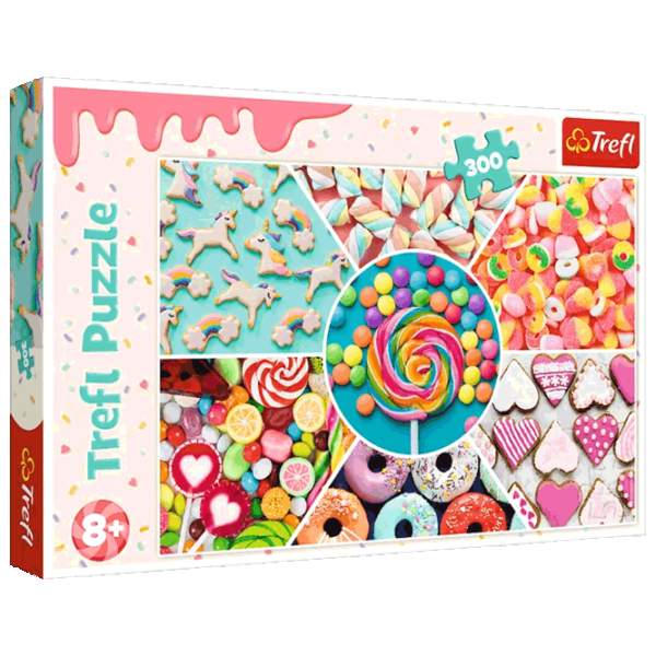Puzzle Trefl Sweets 8+/ Numărul de piese: 300 photo 1