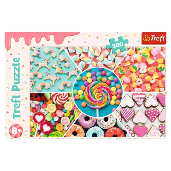 Puzzle Trefl Sweets 8+/ Numărul de piese: 300 photo 2
