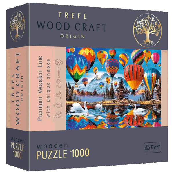 Puzzle Trefl Colorful Ballons 12+/ Количество деталей: 1000 photo 1 Puzzle Trefl Colorful Ballons 12+/ Количество деталей: 1000 photo 1