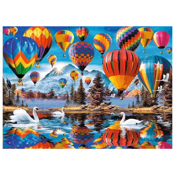 Puzzle Trefl Colorful Ballons 12+/ Количество деталей: 1000 photo 2 Puzzle Trefl Colorful Ballons 12+/ Количество деталей: 1000 photo 2