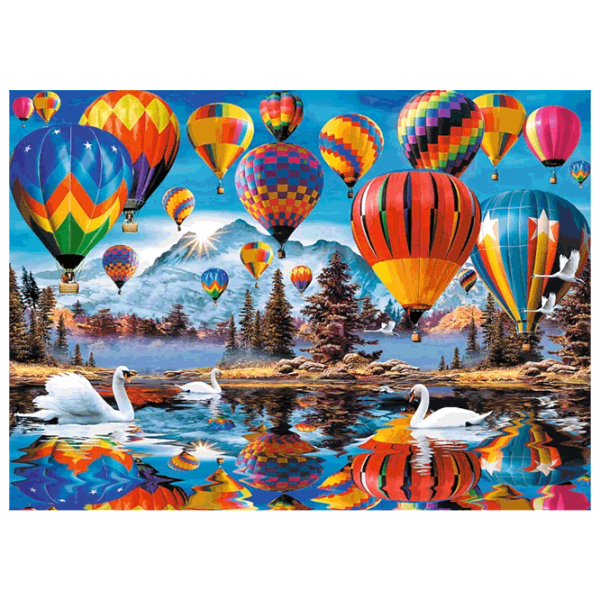 Puzzle Trefl Colorful Ballons 12+/ Количество деталей: 1000 photo 2 Puzzle Trefl Colorful Ballons 12+/ Количество деталей: 1000 photo 2