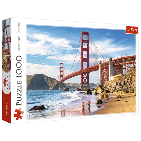 Puzzle Trefl Golden Gate Bridge, San Francisco, USA 12+/ Numărul de piese: 1000 photo 1 Puzzle Trefl Golden Gate Bridge, San Francisco, USA 12+/ Numărul de piese: 1000 photo 1