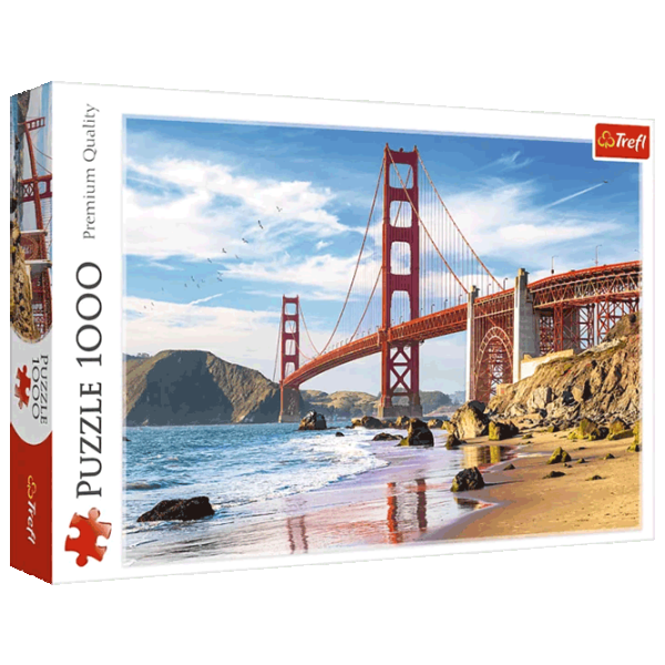 Puzzle Trefl Golden Gate Bridge, San Francisco, USA 12+/ Numărul de piese: 1000 photo 1 Puzzle Trefl Golden Gate Bridge, San Francisco, USA 12+/ Numărul de piese: 1000 photo 1