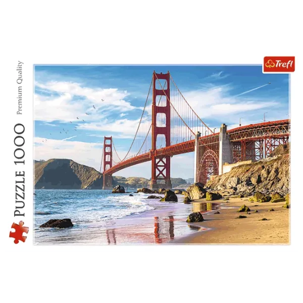 Puzzle Trefl Golden Gate Bridge, San Francisco, USA 12+/ Numărul de piese: 1000 photo 2 Puzzle Trefl Golden Gate Bridge, San Francisco, USA 12+/ Numărul de piese: 1000 photo 2