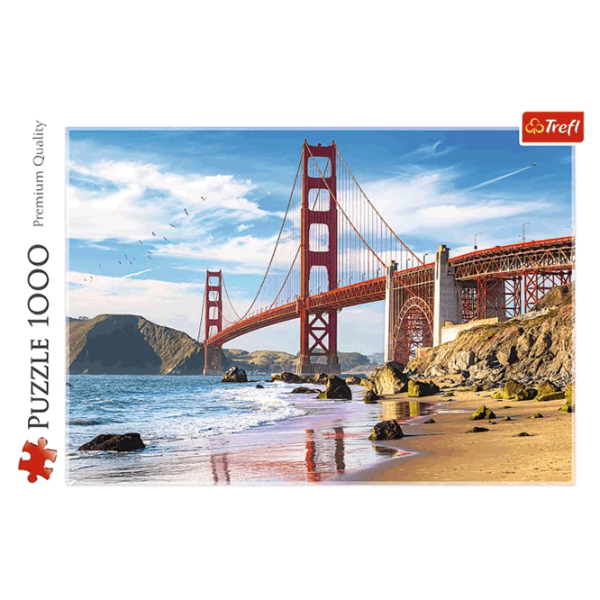 Puzzle Trefl Golden Gate Bridge, San Francisco, USA 12+/ Numărul de piese: 1000 photo 2 Puzzle Trefl Golden Gate Bridge, San Francisco, USA 12+/ Numărul de piese: 1000 photo 2