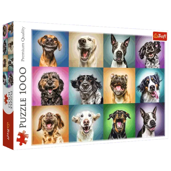 Puzzle Trefl Funny dog portraits 12+/ Количество деталей: 1000 photo 1 Puzzle Trefl Funny dog portraits 12+/ Количество деталей: 1000 photo 1
