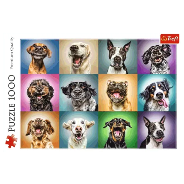 Puzzle Trefl Funny dog portraits 12+/ Количество деталей: 1000 photo 2 Puzzle Trefl Funny dog portraits 12+/ Количество деталей: 1000 photo 2