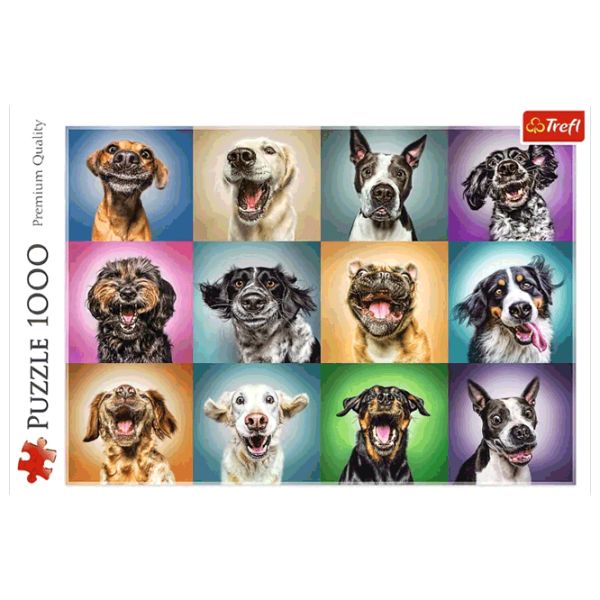 Puzzle Trefl Funny dog portraits 12+/ Количество деталей: 1000 photo 2 Puzzle Trefl Funny dog portraits 12+/ Количество деталей: 1000 photo 2